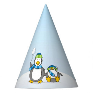 Chapeaux De Fètes Pingouins à neige