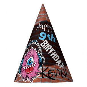 Chapeaux De Fètes Pink Music Monster Graffiti Party Casquette Person