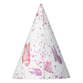 Chapeaux De Fètes Pink Purple Butterfly Birthday (Dos)