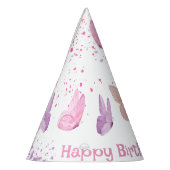 Chapeaux De Fètes Pink Purple Butterfly Birthday (Gauche)