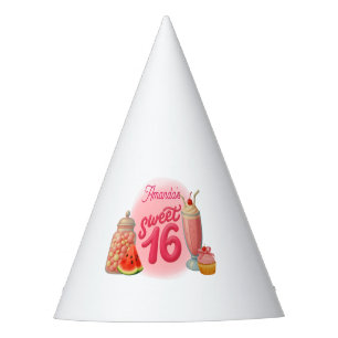 Chapeaux De Fètes Pink Sweet Sixteen Birthday Party Hats