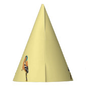 Chapeaux De Fètes Pinson d'art d'oiseau d'anniversaire (Dos)