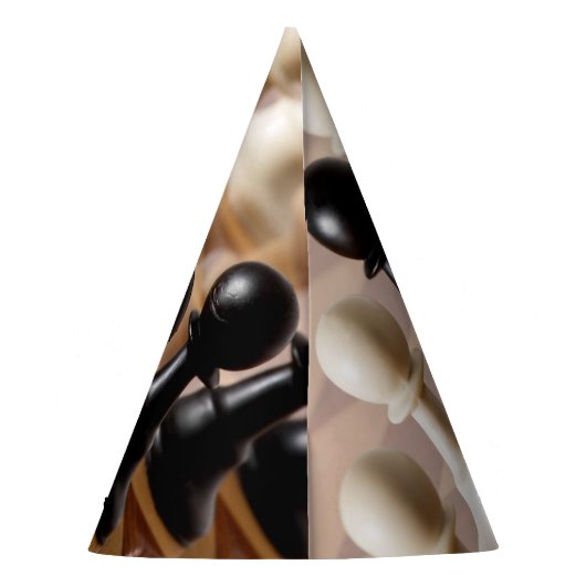 Chapeaux De Fètes Pions sur le tableau d'échecs (Dos)