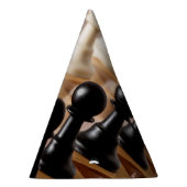 Chapeaux De Fètes Pions sur le tableau d'échecs (Droite)
