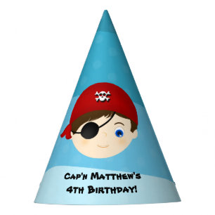 Chapeaux De Fètes Pirate Boy