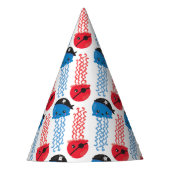 Chapeaux De Fètes Pirate Jellyfish, Motif de méduses, Sea Animaux (Devant)