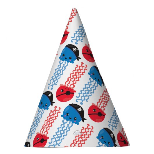 Chapeaux De Fètes Pirate Jellyfish, Motif de méduses, Sea Animaux (Droite)