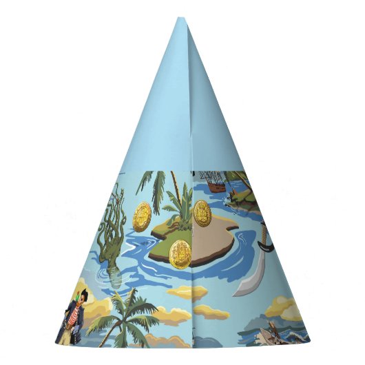 Chapeaux De Fètes Pirates Joyeux anniversaire (Dos)