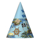 Chapeaux De Fètes Pirates Joyeux anniversaire (Gauche)