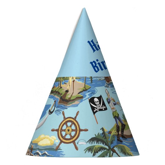 Chapeaux De Fètes Pirates Joyeux anniversaire (Gauche)