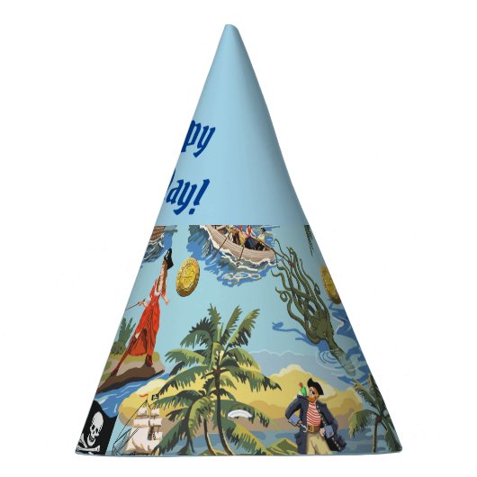 Chapeaux De Fètes Pirates Joyeux anniversaire (Droite)