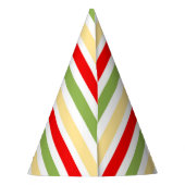 Chapeaux De Fètes pizza à rayures cool (Dos)
