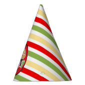 Chapeaux De Fètes pizza à rayures cool (Droite)