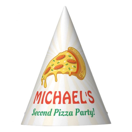 Chapeaux De Fètes Pizza Casquette de fête d'anniversaire (Devant)