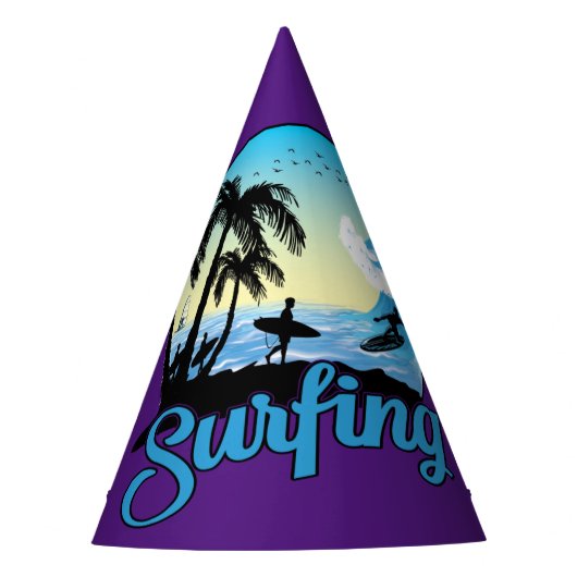 Chapeaux De Fètes Plage de surf (Devant)