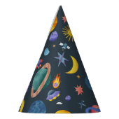 Chapeaux De Fètes Planètes spatiales Astronaut Lune Étoiles Annivers (Gauche)