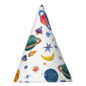 Chapeaux De Fètes Planètes spatiales Astronaut Lune Étoiles Annivers (Droite)