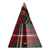 Chapeaux De Fètes Plaque écossaise rouge et blanche écossaise. (Droite)