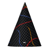 Chapeaux De Fètes Plaque et points de peinture rétro (Gauche)