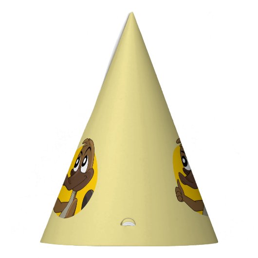 Chapeaux De Fètes Platypus donnant des pouces dessin animé (Gauche)