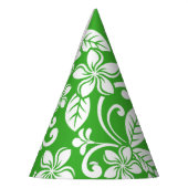 CHAPEAUX DE FÈTES PLUMÉRIE DE L'ÎLE (VERT DE CITRUS) (Gauche)