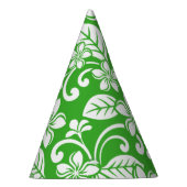 CHAPEAUX DE FÈTES PLUMÉRIE DE L'ÎLE (VERT DE CITRUS) (Droite)