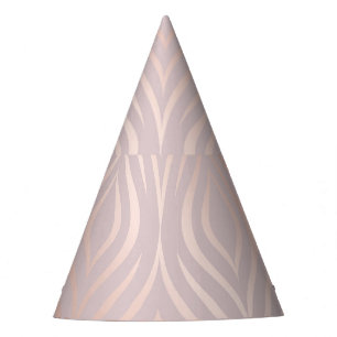 Chapeaux De Fètes plumes de paon en or rose, vintage