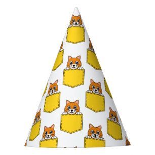 Chapeaux De Fètes Pocket Pet Cat Motif