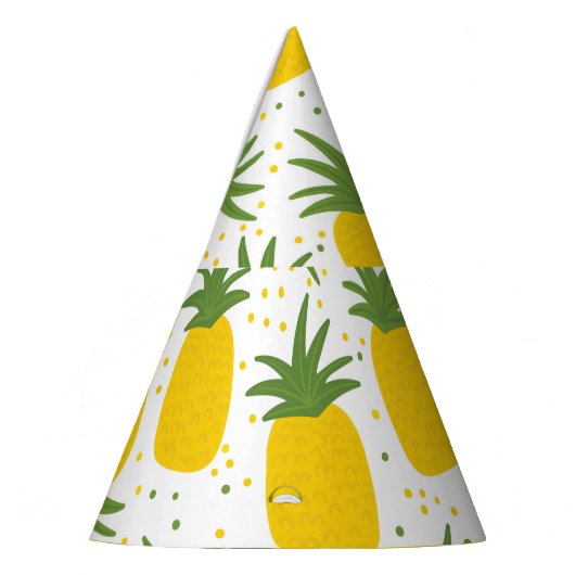 Chapeaux De Fètes Points d'ananas : Conception de fruits d'été (Gauche)