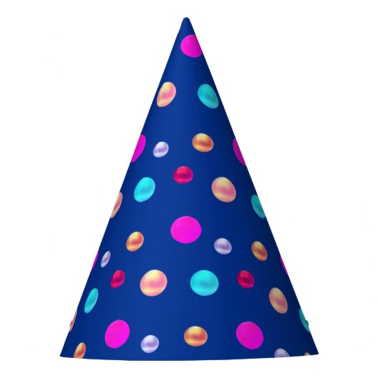 Chapeaux De Fètes Points multicolores (Devant)