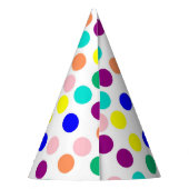 Chapeaux De Fètes Points multicolores (Dos)