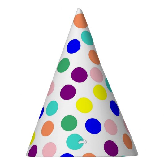 Chapeaux De Fètes Points multicolores (Droite)