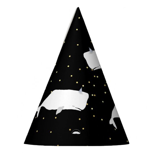 Chapeaux De Fètes Points Or Blancs mignons Noir (Gauche)