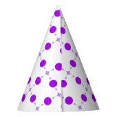 Chapeaux De Fètes Points violets, Motif à pois, Points, Pointillé (Dos)