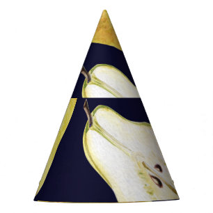 Chapeaux De Fètes Poire mûre, arrière - plan noir, jardin
