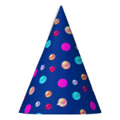 Chapeaux De Fètes Pois multicolores (Gauche)