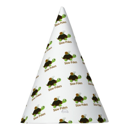 Chapeaux De Fètes Pokes lents Cute Turtle et Snail (Droite)