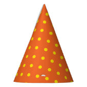 Chapeaux De Fètes Polka Jaune Orange Dot Fall Halloween (Gauche)