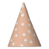 Chapeaux De Fètes Polka rose blanc point mignon Anniversaire (Droite)