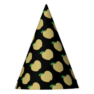 Chapeaux De Fètes Pomme d'or en noir