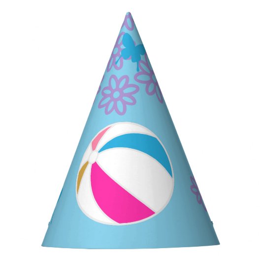 Chapeaux De Fètes Pool Party 5e anniversaire fille mode poupée été (Devant)