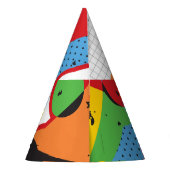 Chapeaux De Fètes Pop Art, Minimalisme Vibrant. (Dos)