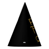 Chapeaux De Fètes Pop Fizz Clink Élégante Typographie (Gauche)