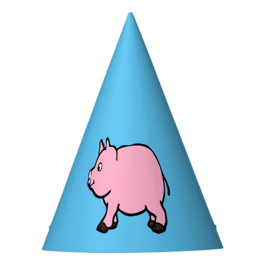 Chapeaux De Fètes Porc rose, casquette de partie (Devant)