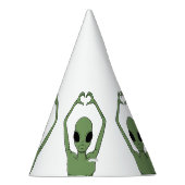 Chapeaux De Fètes Pose de cœur extraterrestre (Droite)