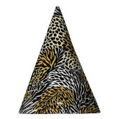 Chapeaux De Fètes Poster de animal mixte Zebra Leopard Tiger Impress (Droite)