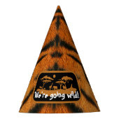 Chapeaux De Fètes Poster de animal Tiger Anniversaire Casquette (Devant)