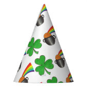 Chapeaux De Fètes Pot of Gold Rainbow Shamrock St. Patrick's Day (Gauche)