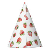 Chapeaux De Fètes Premier anniversaire de fraise (Dos)