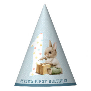 Chapeaux De Fètes Premier Casquette de fête d'anniversaire de Cute B
